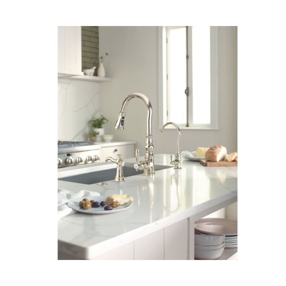 Moen S73004 Weymouth 1.5 GPM Single Hole Pull Down Kitchen Faucet