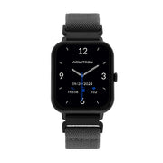 Armitron Connect 42/1001BKGYWM Unisex Eclipse Smartwatch, Grey Woven Elastic Band