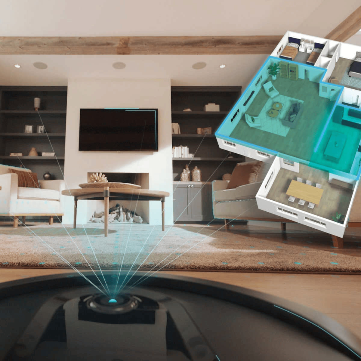 Shark UR1000SR IQ AppControlled SelfEmptying Robot Vacuum, Black