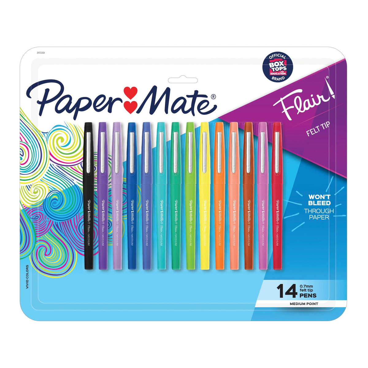 Paper Mate 2173352 Flair Felt Tip Pens, Medium Point (0.7mm