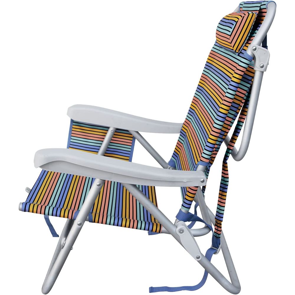 Hurley CHHRDLXBSSU Deluxe Backpack Beach Chair, One Size, Sunset