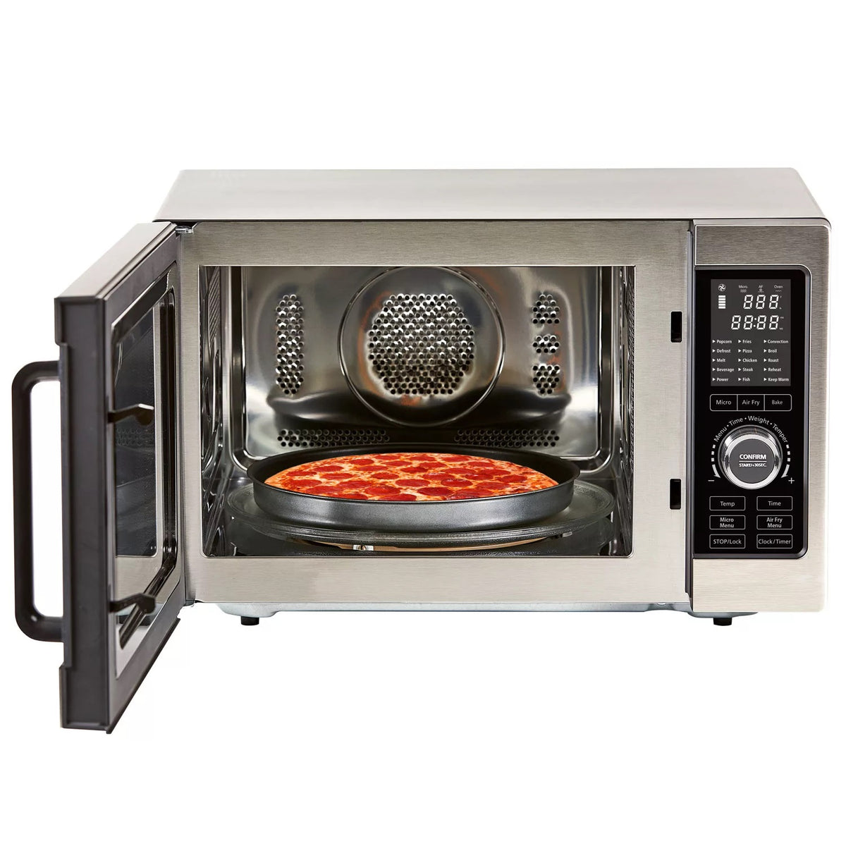 PowerXL BDK03 Tristar Microwave Air Fryer, Stainless Steel VIPOutlet