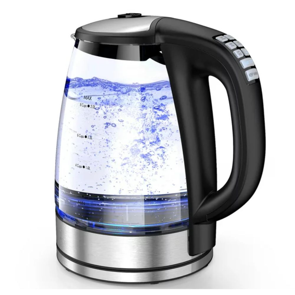 Beautiful 1.0L Electric Gooseneck Kettle Black Sesame 1-liter