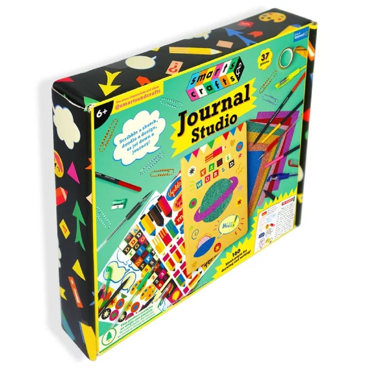 Art 101 59096 Budding Artist Multifunctional Set in Wood Art Case with 96 Pieces for Children