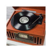 Crosley CR704B-PA Musician 3-Speed Turntable with Radio, CD/Cassette Player, Aux-in and Bluetooth