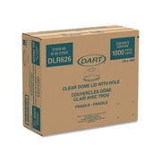 Dart Ultra Clear Dome Cold Cup Lids, Clear, For 16-24 oz Cups, Pack of 1000, DLR626