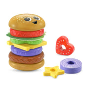 LeapFrog 80-609400 4-in-1 Learning Hamburger Plastic & fabric Plastic, Fabric with Accessories, Baby and Toddler Toys
