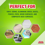 Mold Armor E-Z Multi-Purpose Pressure Washer Concentrate with Microban, 1 Gallon, FG583M