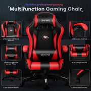 Chaho SKUSZWWMJJ024 Ergonomic Office Gaming Chair, Red