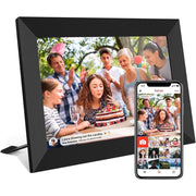 IYooker FRAMEO Digital Photo Frame, 10.1 Inch IPS Touch Screen, 1280x800 HD, 32GB Storage, WiFi, Auto-Rotate, Wall Mountable