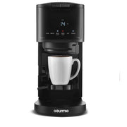 The SteelStone Group, LLC GCM2218 Gourmia 2-in-1 Single-Serve, K-Cup Pod Compatible + 12-Cup Coffee Maker, with Thermal Carafe