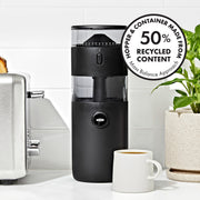 OXO Brew Compact Conical Burr Coffee Grinder, Stainless Steel Burrs, Black, 50 Gram Capacity, 8720800