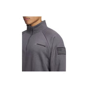 Under Armour Freedom Icon Fleece Half-Zip Long-Sleeve Pullover for Men, Castlerock Medium Heather, M