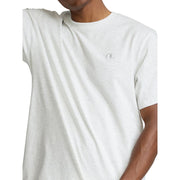 Champion Men's Classic Short Sleeve T-Shirt, Standard Fit, 100% Ring-Spun Cotton, Ribbed Crew Neck, White, CPM253TS41_R340