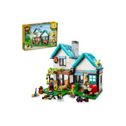 LEGO 6425619 Creator 3 in 1 Cozy House Toy Set 31139, Building Kit with 3 Different Houses plus Famil