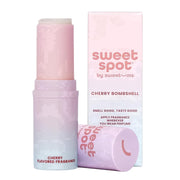Sweetums Sweet Spot Strawberries and Cream Solid Perfume Stick, Flavor-Infused, Long-Lasting Fragrance for Women, 0.37 oz