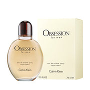 Calvin Klein Obsession for Men Eau de Toilette  Ambery Men's Cologne  With Notes of Bergamot, Mandarin, Lavender & Musk  Long Lasting Fragrance
