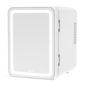 Slf Led Mirror Door Mini Cosmetic Cooler White