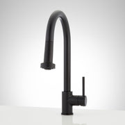 Signature Hardware SHXCRD107EMB Ridgeway 1.75 GPM Single Hole Pull Down Touchless Kitchen Faucet, Matte Black