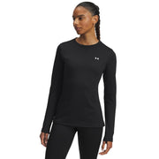 Under Armour Packaged Base 4.0 Women's Crew Shirt, Extreme Warmth, Black & White, Medium, 6004070