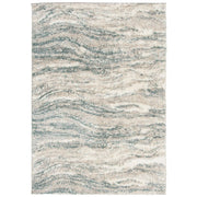 Mainstays 5504.36.51WM Shag Area Rug, 5'x7' Teal & Ivory