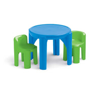 Little Tikes 621048 Bright 'n Bold Table & Chairs - Green/Blue
