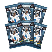 Panini 2025 Mosaic Football Mega Box, NFL Trading Cards, 6 Packs, 7 Cards Per Pack, Black