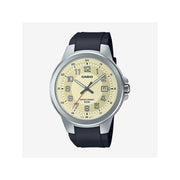 Casio Military Analog Resin-Strap Watch for Men - Beige/Black