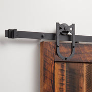 Barndr Hrdw 96IN Hoop STRP Black