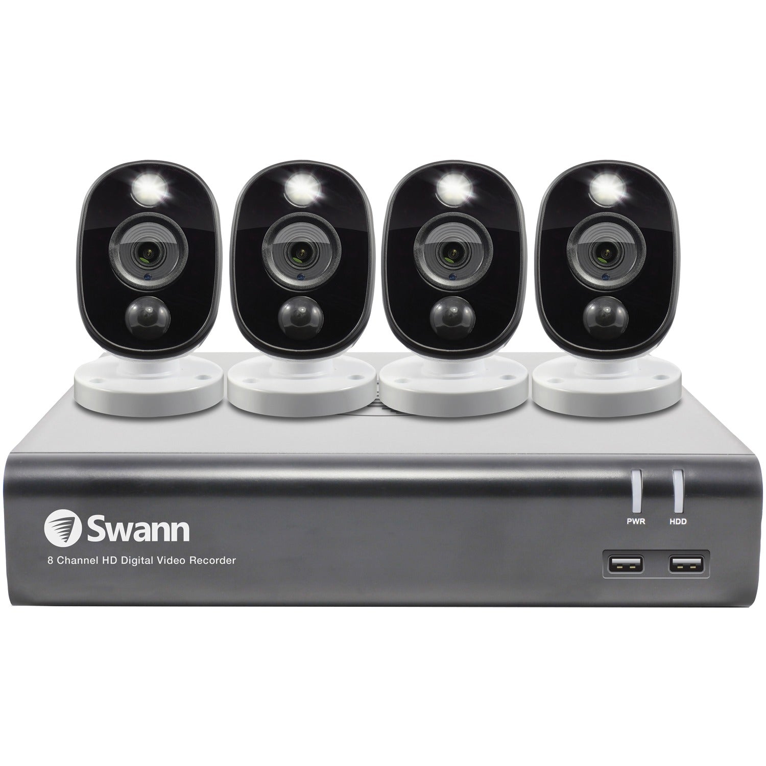 Swann SWDVK-845804WL-US 1080p Full HD Surveillance System Kit With 8-c ...