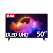 RCA 50-Inch 4K Ultra HD Smart LED TV with Google TV, HDR10, Built-In Google Assistant, 3 HDMI Ports, 2 USB Ports, Black