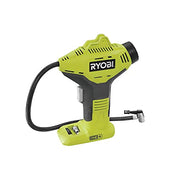 Ryobi Cordless High Pressure Inflator, 18V ONE+ System, 150 PSI, Quick Connect Hose, Compact Design, R18PI-0
