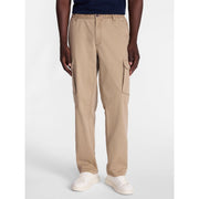 George Men's Cargo Pants, Modern Fit, Mid-Rise, Straight Leg, Beige, Sizes S-2XL