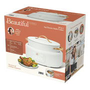 Beautiful 19534 10 in 1, 6 Qt Electric Multi-Cooker, White Icing by Drew Barrymore