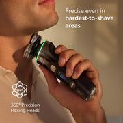 Philips Norelco i9000 Prestige Ultra Electric Shaver, SenseIQ Pro AI Technology, Triple Action Lift & Cut, 360 Rotating NanoTech Blades, Black, XP9405/84