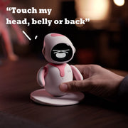 Energize Lab Eilik Pink Interactive Robot Pet, Touch-Responsive Emotional Companion with Mini-Games, Timers, Dance Mode, and Social Play