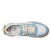 KEEN KS86 Sneakers for Ladies, Durable Retro Suede with Breathable Mesh, Ballad Blue & Faded Denim, Size 9M, 1030778