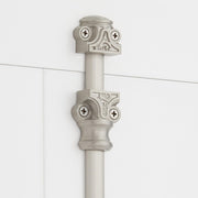 Signature Hardware Helmina Brass Cremone Bolt, 72 Inch Tall, Solid Brass, Matte Black, Reversible Handing, Customizable Length, 955211-1.75