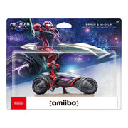 Nintendo Amiibo Samus Aran Vi-O-La Suit with Vi-O-La Bike Metroid Prime 4 Beyond Series Collectible Figure