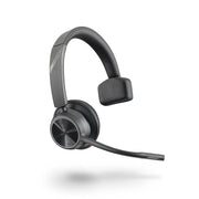 Poly Voyager 4310 UC USB-C Bluetooth Headset, Single-Ear, Noise-Canceling Dual Mic, 24-Hour Talk Time, Bluetooth 5.2, Black