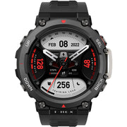 Amazfit T-Rex 2 Rugged Outdoor Smartwatch, 1.39in HD AMOLED Display, Dual-Band GPS with Six Satellite Systems, 24-Day Battery Life, Military-Grade Durability, 150+ Sports Modes, Water Resistant 100m, Black