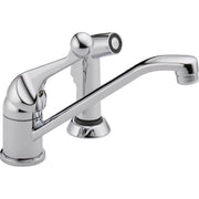 Delta 175LF-WF Classic Single-Handle Side Sprayer Kitchen Faucet in Chrome