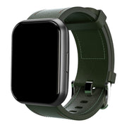 Wyze Smartwatch Band Genuine Leather Replacement Strap Forest Green Adjustable 22mm Width WWSTRPFG