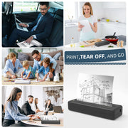 Peripage OS6343-1 Hprt MT810 A4 Wireless Bluetooth Travel Thermal Printer