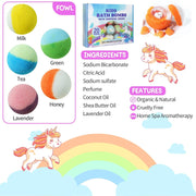 PickMora Gift 101822393 Bath Bombs for Kids, 20 Pack Handmade Natural Organic with Surprise Animal Toys, Assorted Scents, Gift Box