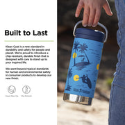 Klean Kanteen 1010099 12 fl oz Stainless Steel Insulated Water Bottle Twist Cap Surfer