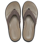 Crocs Yukon Vista II LiteRide Flip Sandals for Men - Espresso - 10M