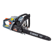 Senix 4QL 49cc 4-Cycle Gas Chainsaw, 18-Inch Bar, Blue, CS4QL-L1-1