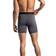 Fruit of the Loom Men's 360 Stretch Coolsoft Mid Rise Boxer Briefs, Quick Dry, Moisture Wicking, Assorted Colors, Pack of 6, 2XL