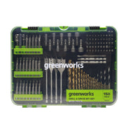 Greenworks 150PC Drill and Driver Bit Set, 1/4